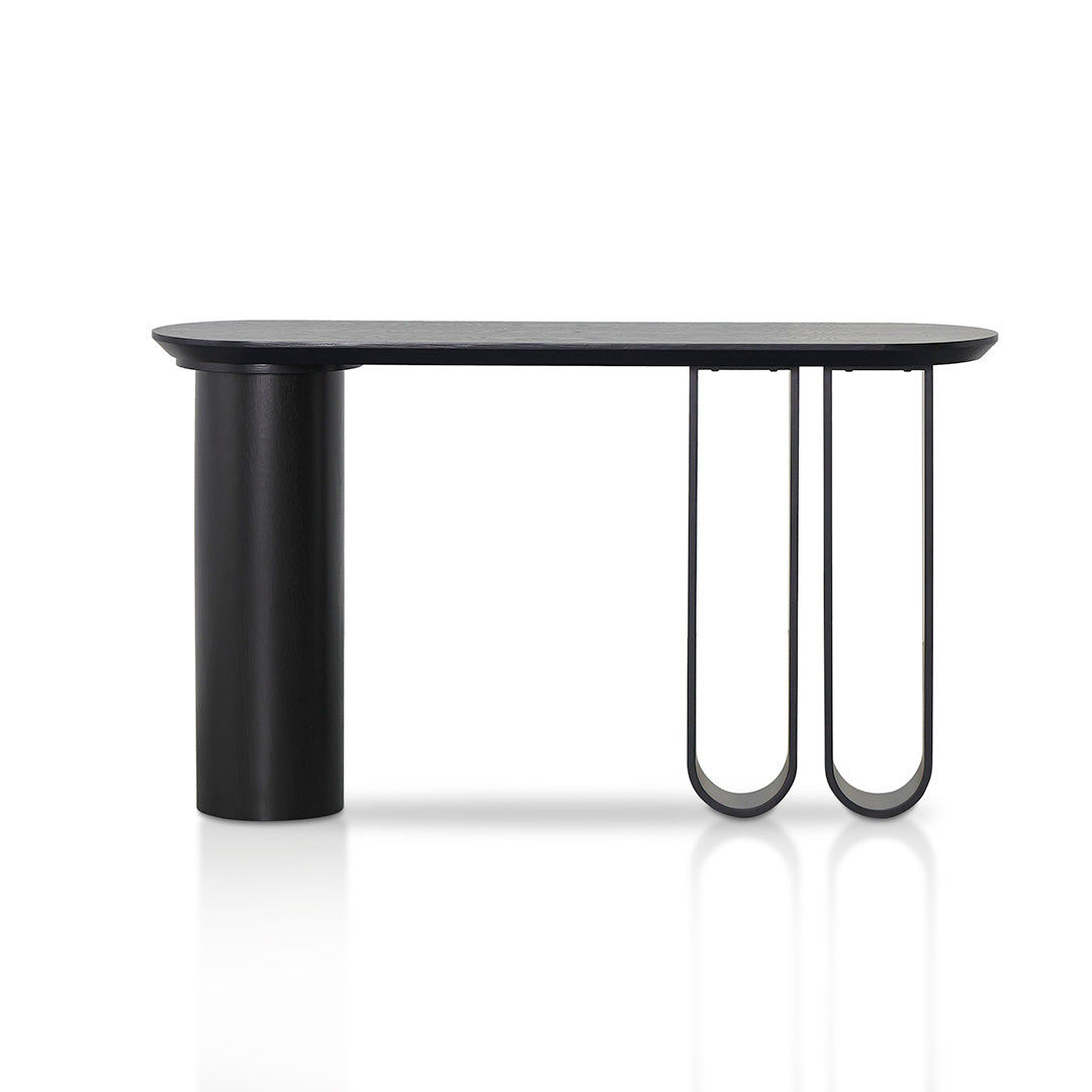 1.4m Console Table - Full Black