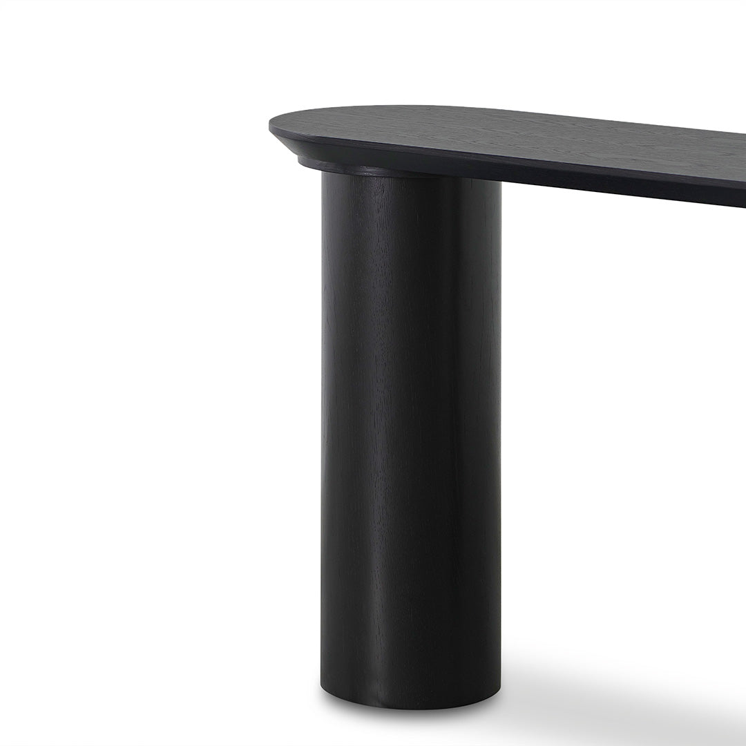 1.4m Console Table - Full Black