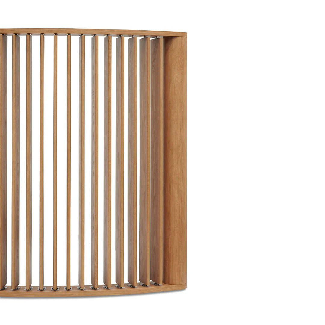 3m Curved Wall Stand - Natural Oak