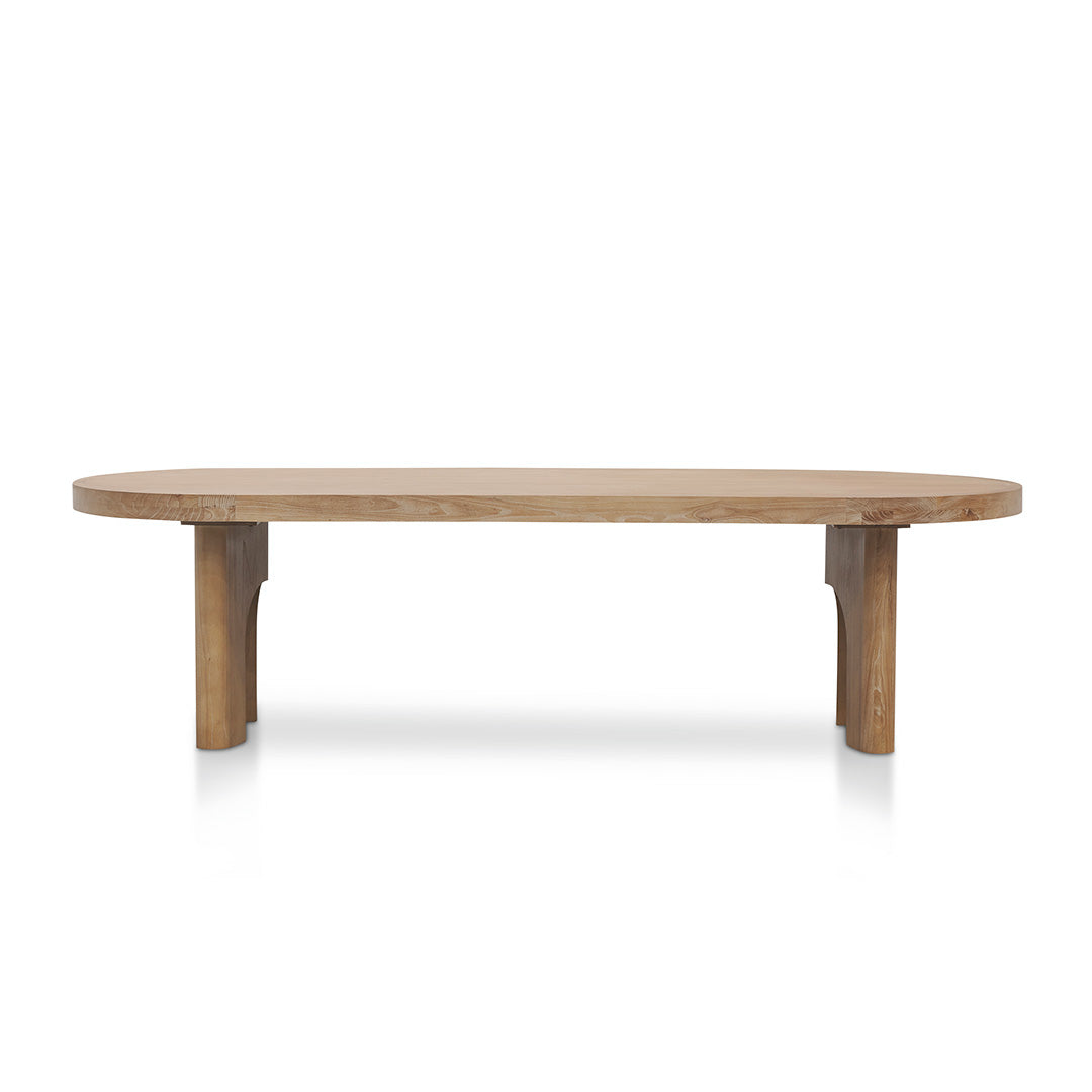 2.8m oval dining table - Natural - Teresa