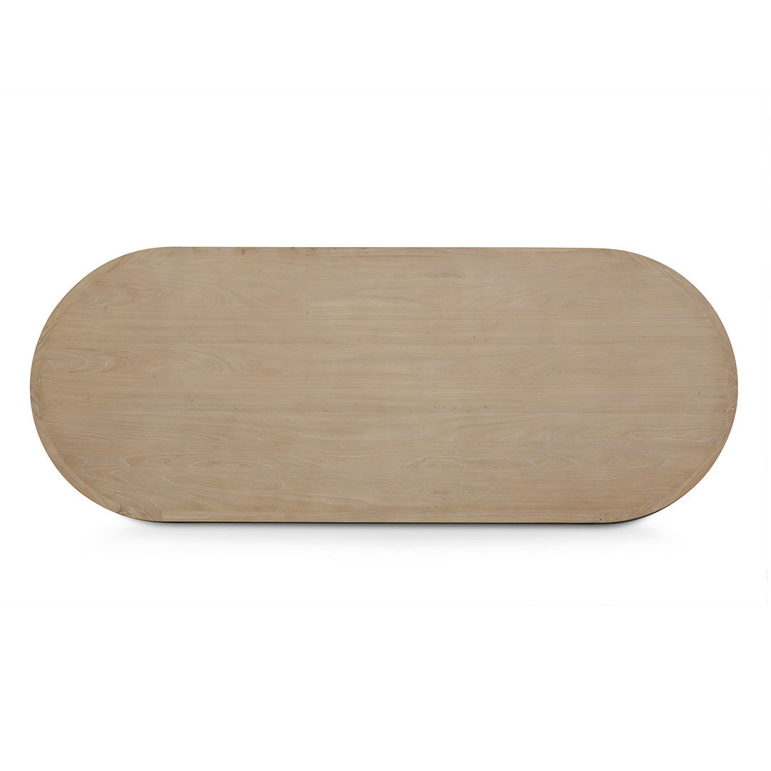 2.8m oval dining table - Natural - Teresa