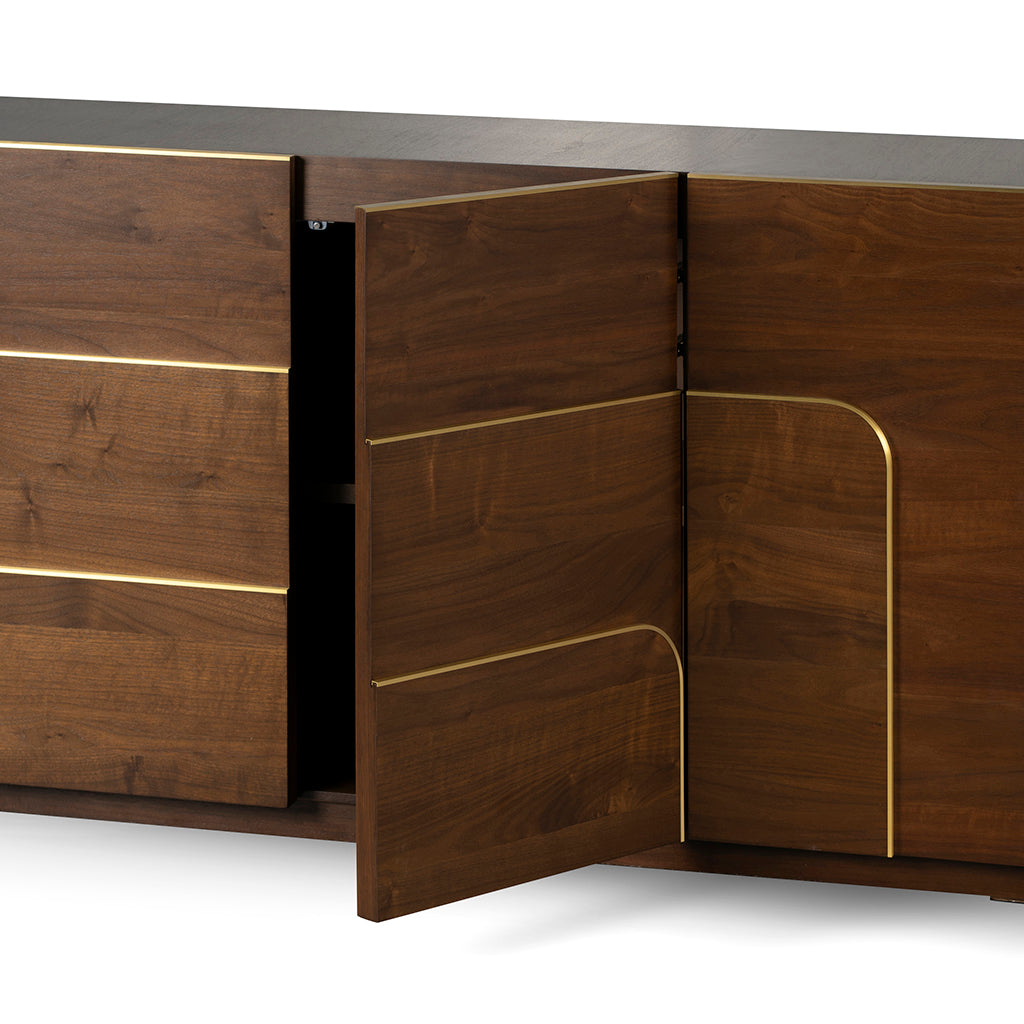 CDT8517-VA 2m Buffet Unit - Walnut