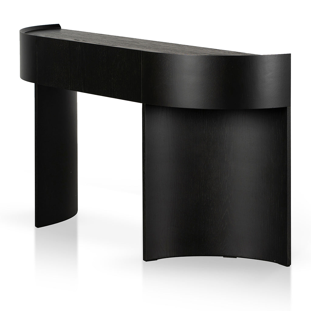 1.5m Console Table - Textured Espresso Black - Sohvi