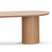 2.5m Wooden Dining Table - Natural - image 10