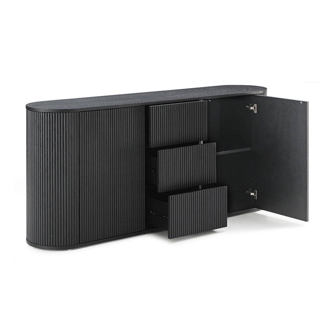 1.8m Sideboard Unit - Black