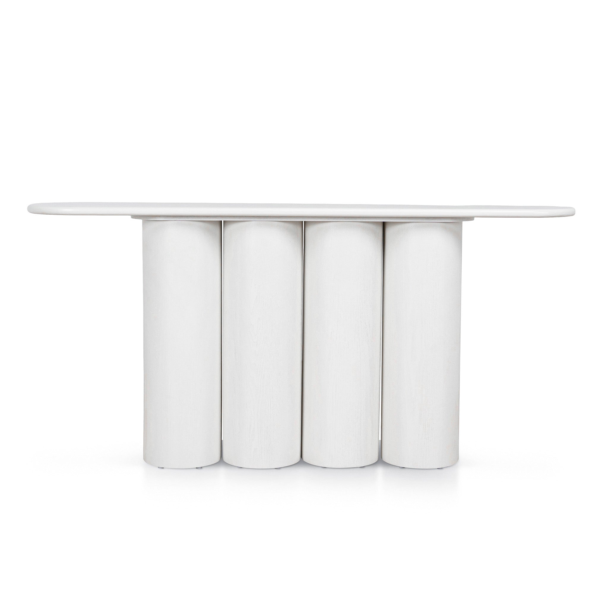 CDT8629-DW 1.7m Console Table - Full White