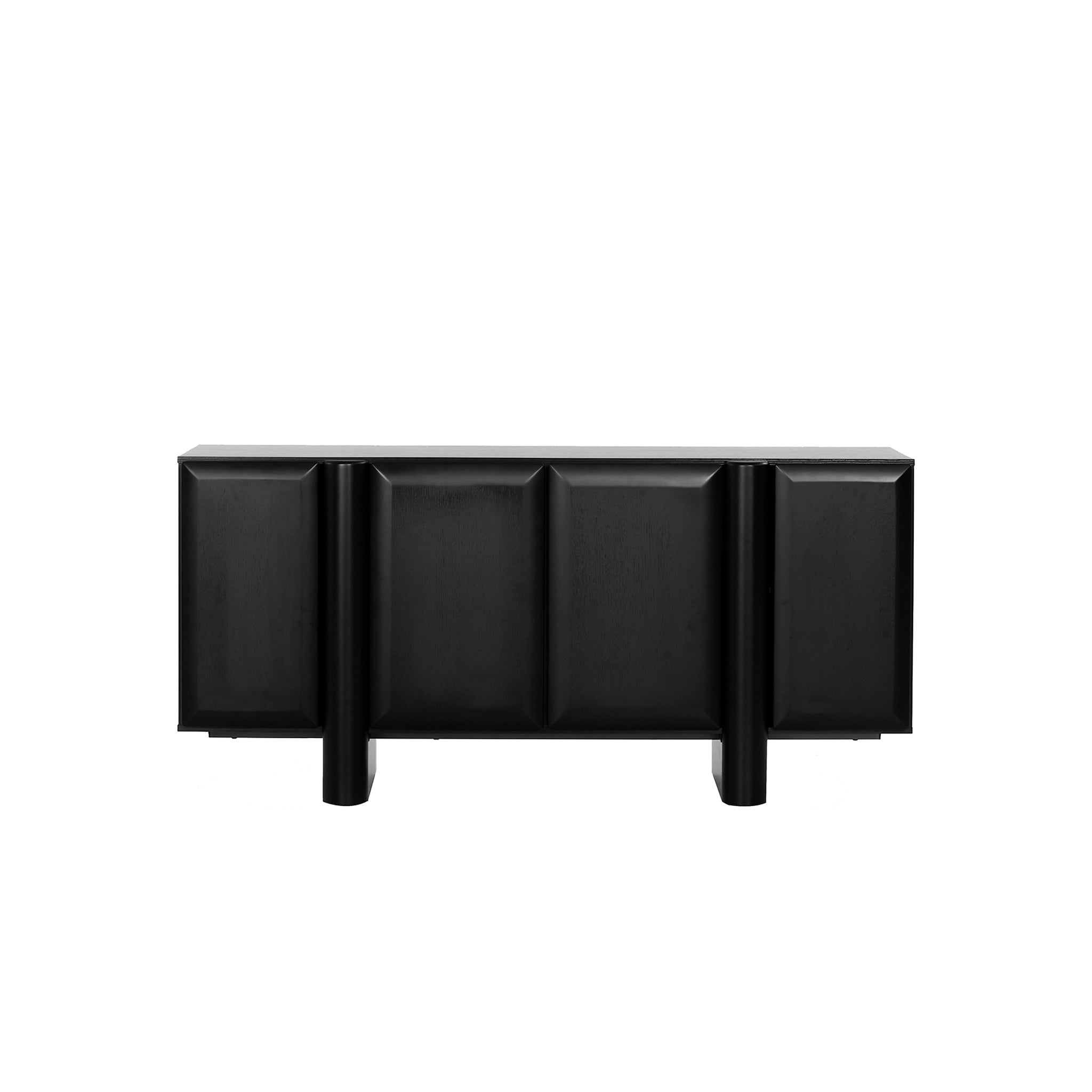 1.6m Sideboard Unit - Full Black