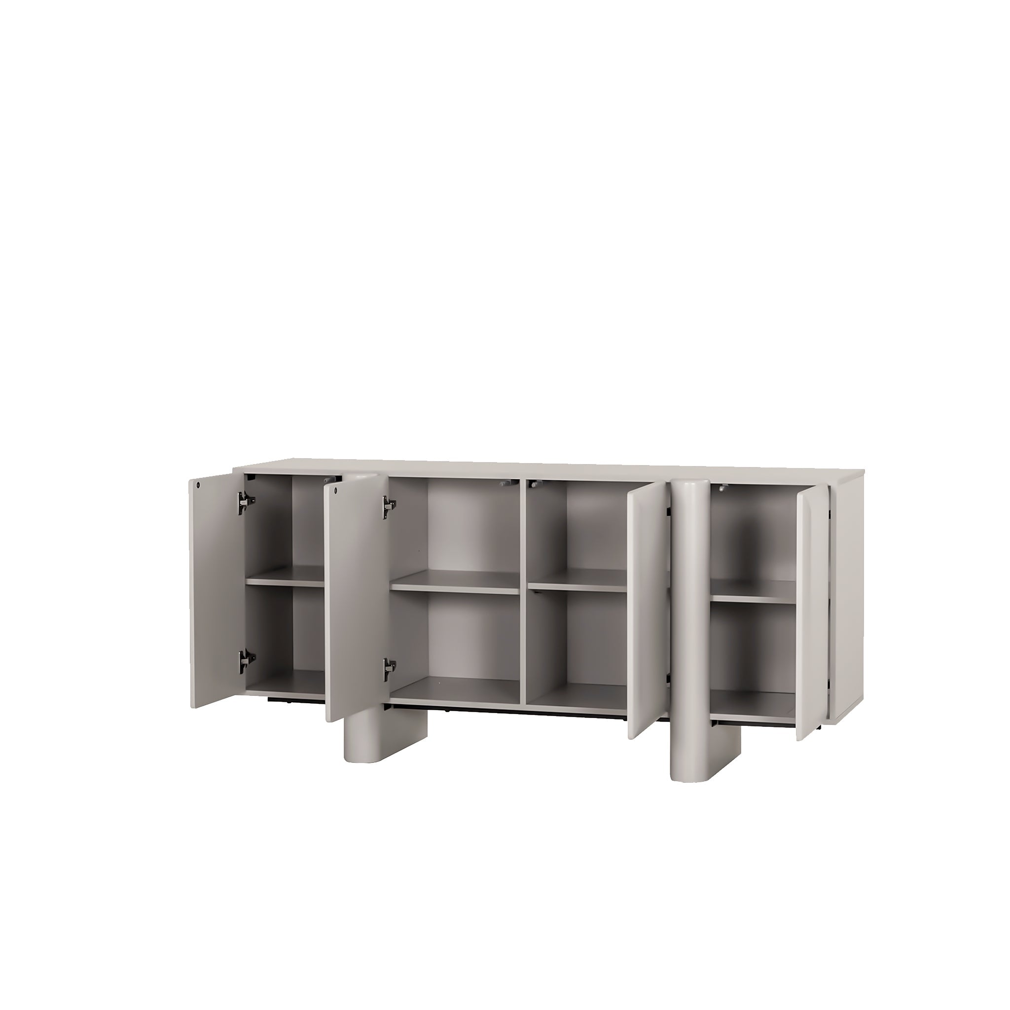 CDT8641-IG 1.6m Sideboard Unit - Warm Grey