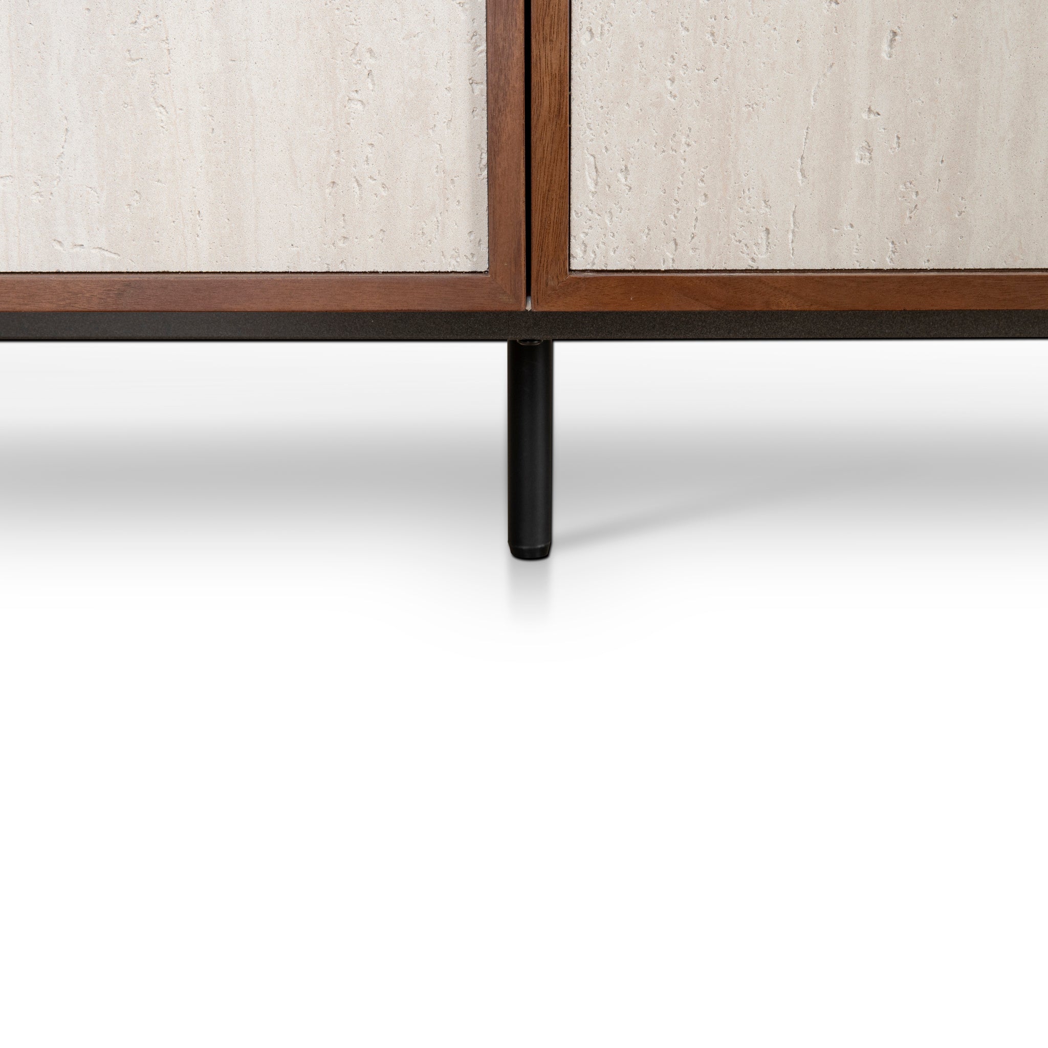 Beige Door Sideboard Unit - Walnut