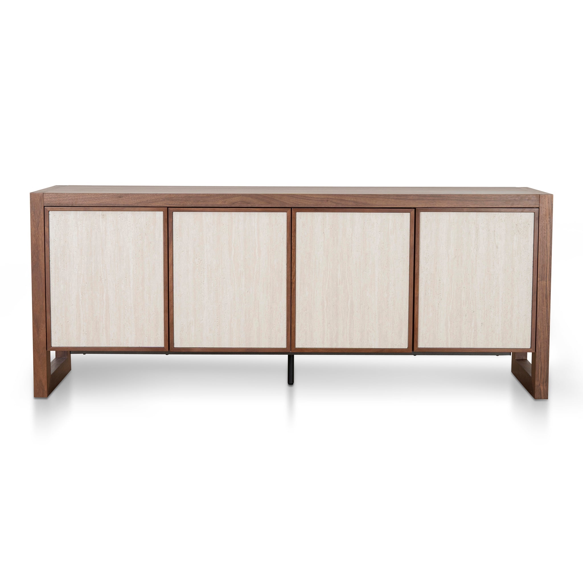 CDT8642-IG 1.95 Beige Door Sideboard Unit - Walnut