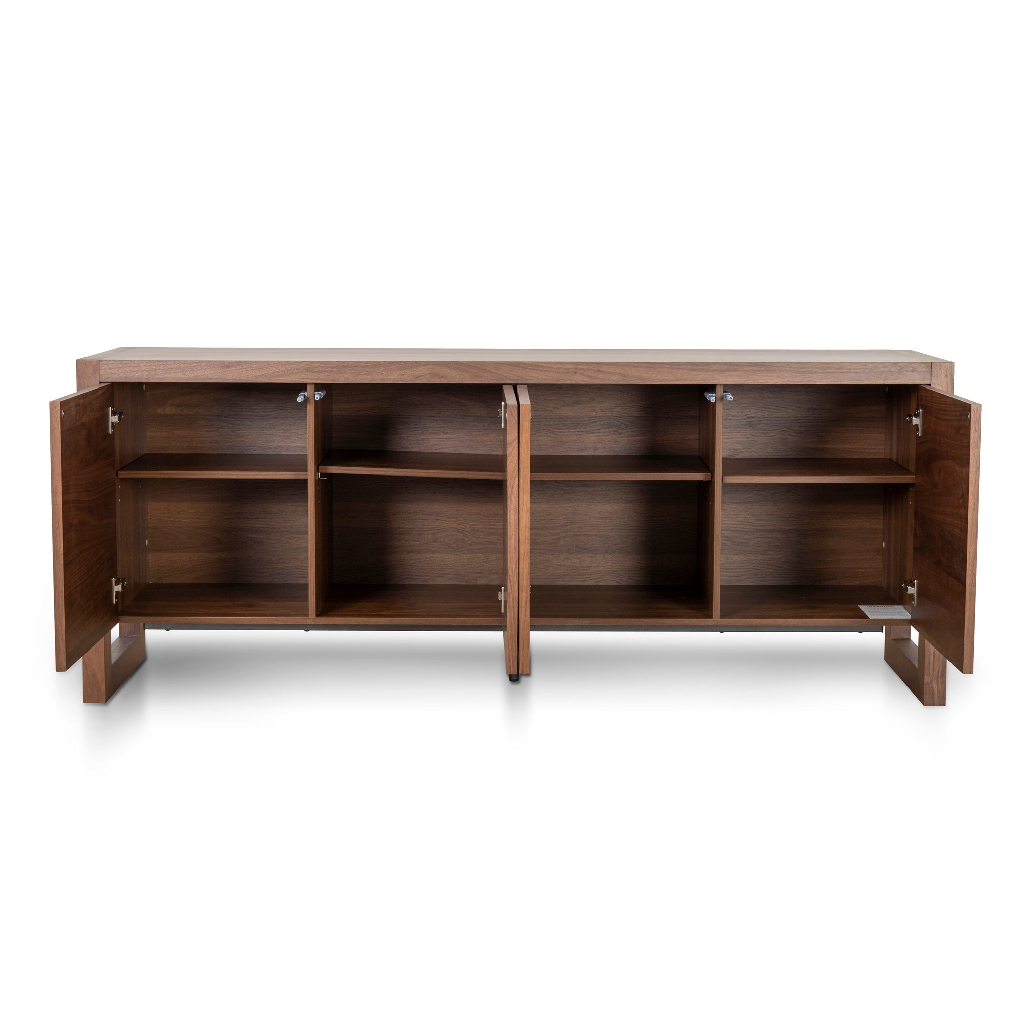 Beige Door Sideboard Unit - Walnut