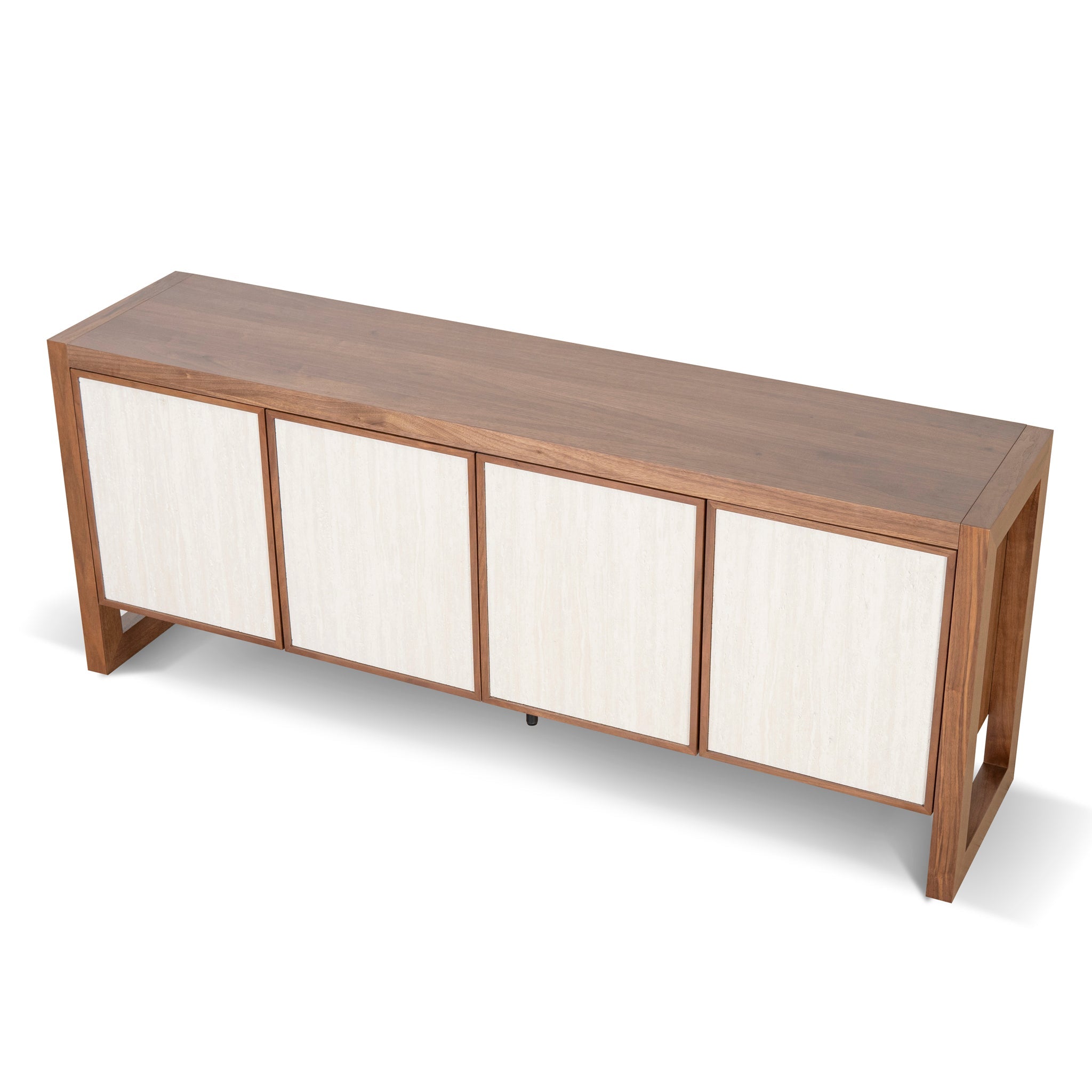 CDT8642-IG 1.95 Beige Door Sideboard Unit - Walnut