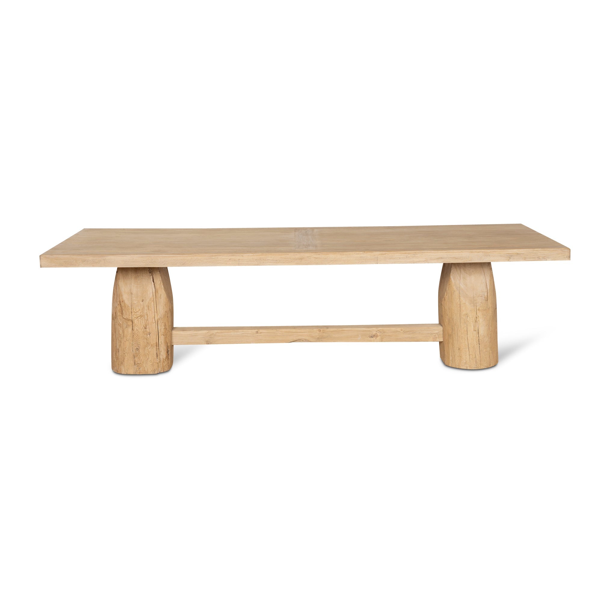 2.06m Elm Bench - Natural