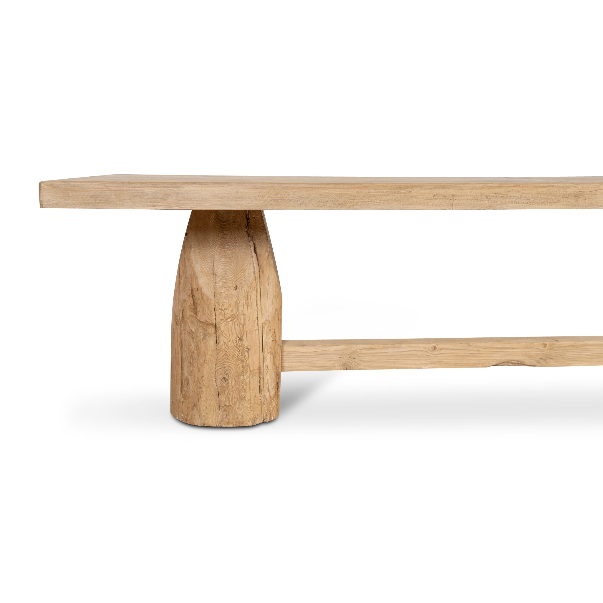 2.2m Elm Dining Table - Natural