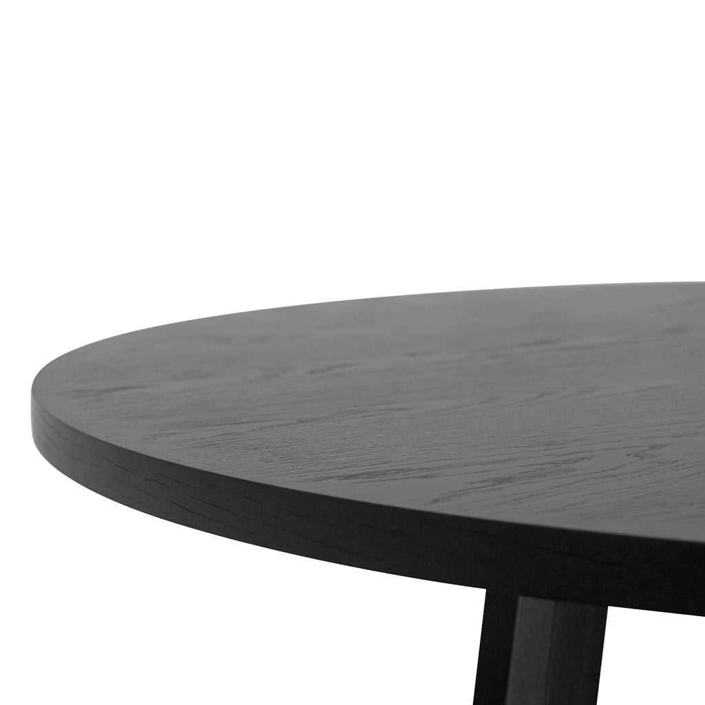 1.5m Round Dining Table - Full Black - image 9
