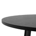 1.5m Round Dining Table - Full Black - image 9