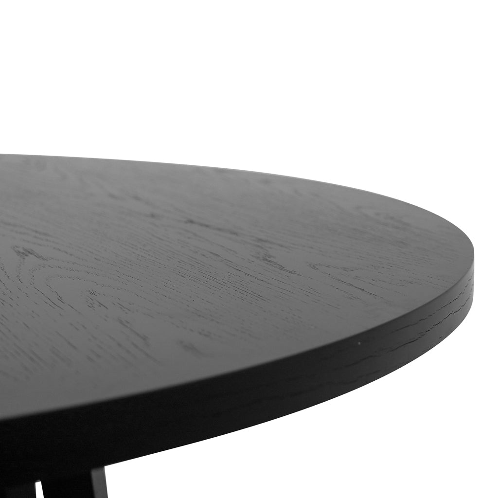1.5m Round Dining Table - Full Black - image 10