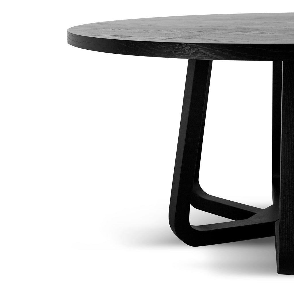 1.5m Round Dining Table - Full Black - image 3