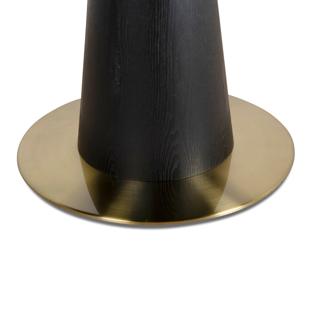 1.2m Round Dining Table - Full Black - image 5