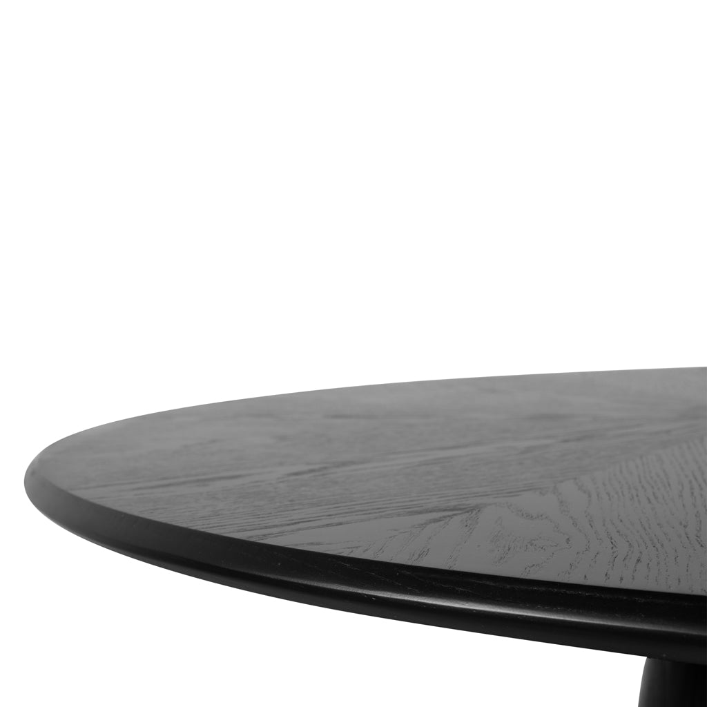 1.2m Round Dining Table - Full Black - image 6