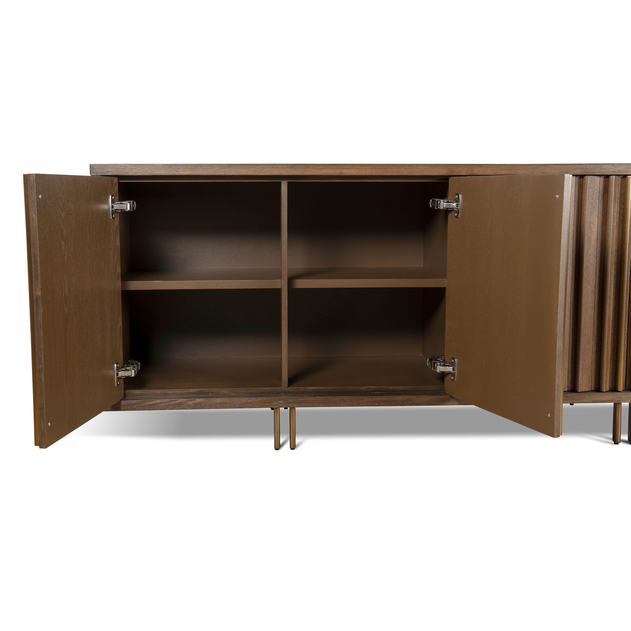 2m Buffet Unit - Caramel Oak