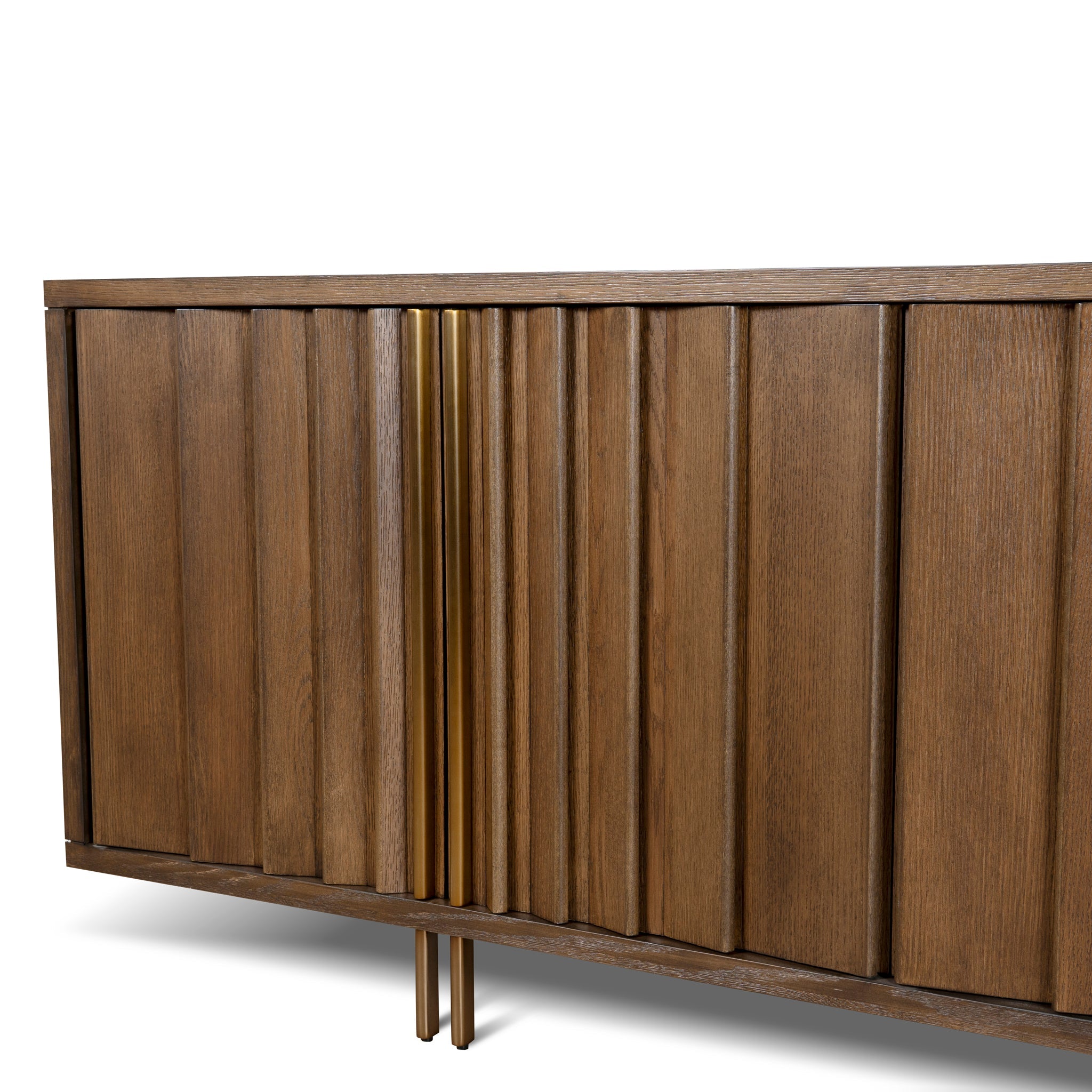 2m Buffet Unit - Caramel Oak