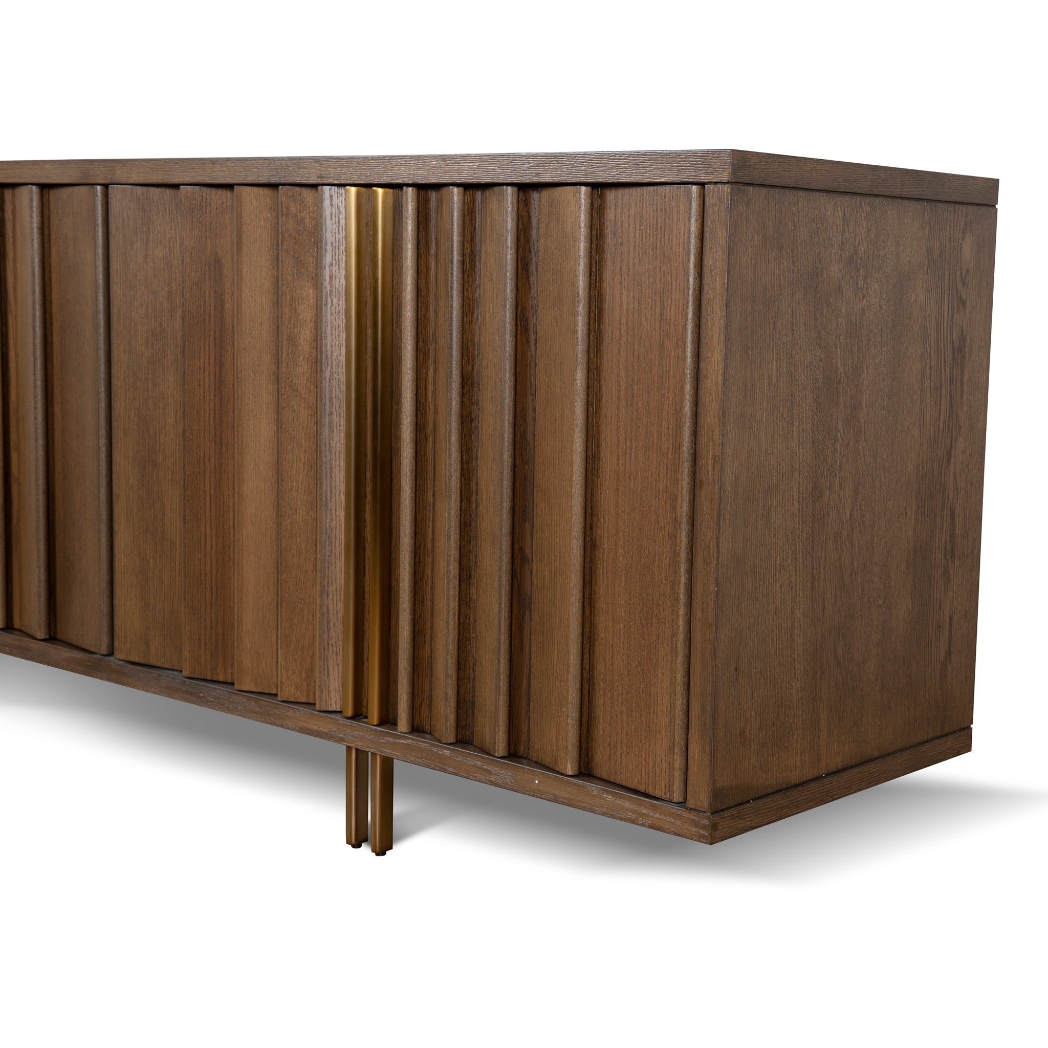 2m Buffet Unit - Caramel Oak