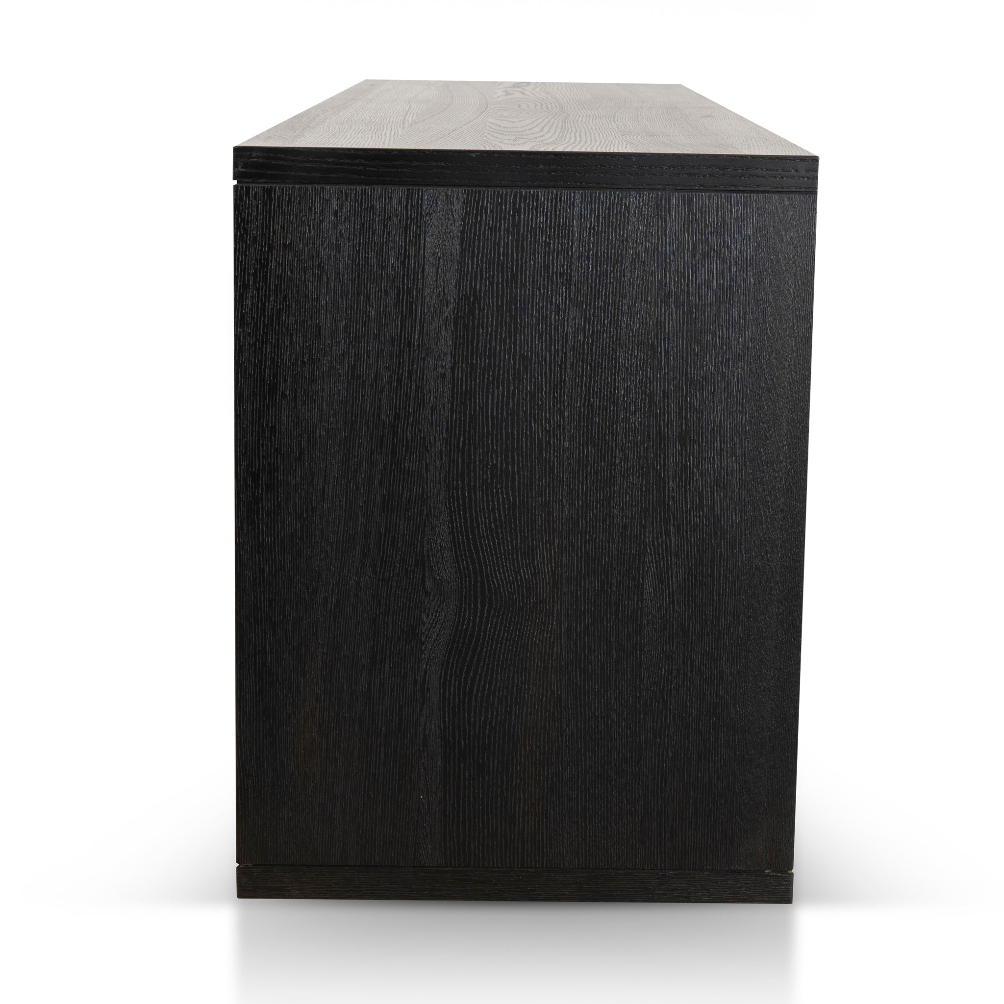 2m Buffet Unit - Textured Espresso Black