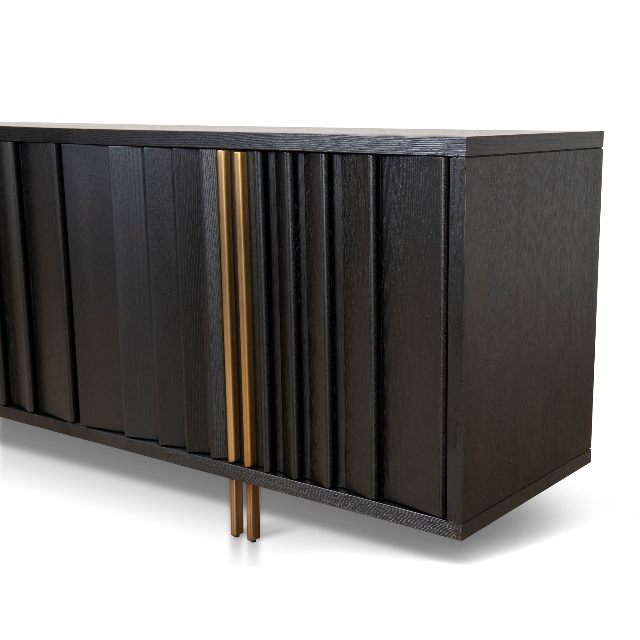 2m Buffet Unit - Textured Espresso Black - image 8