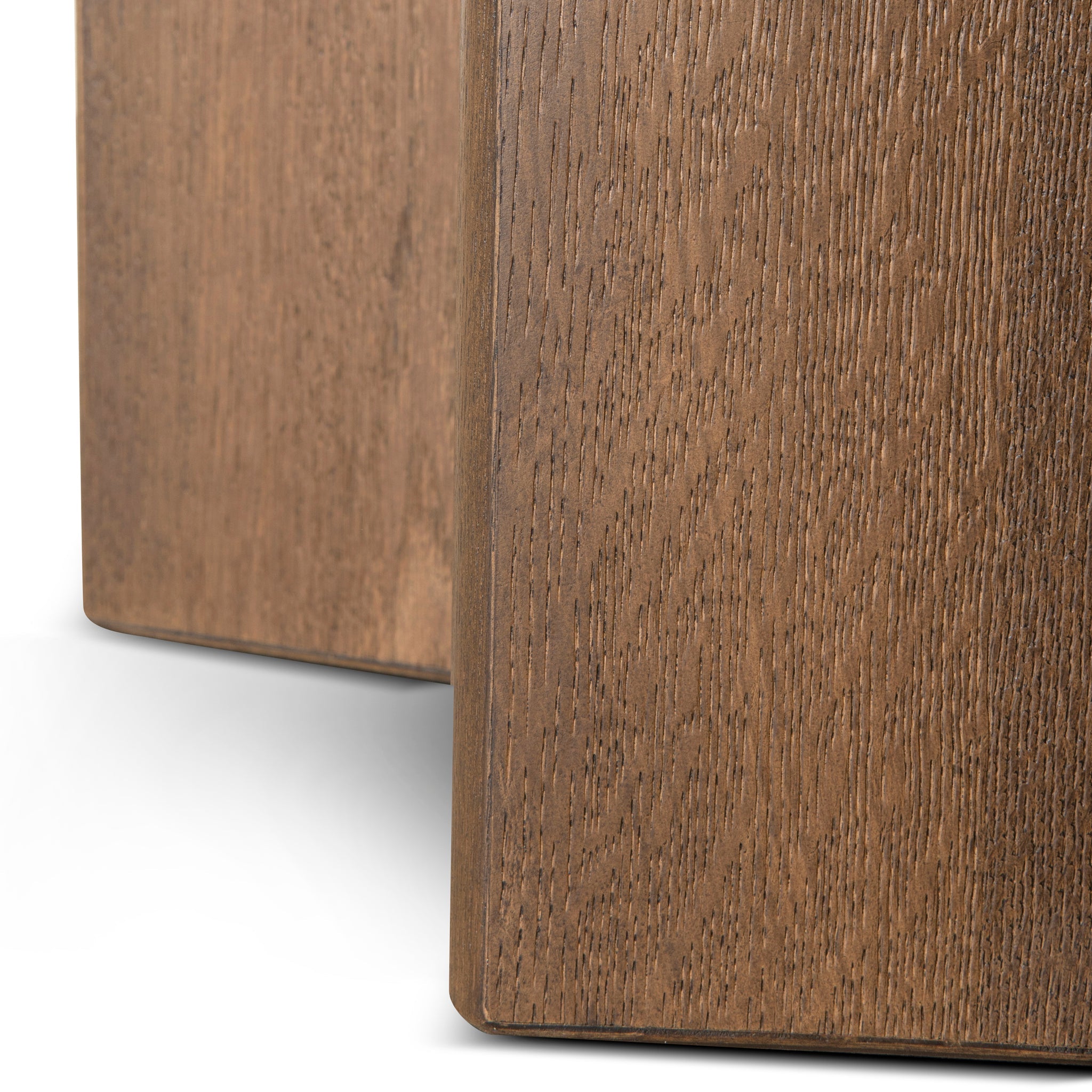 2.4m Pill Shape Dining Table - Caramel Oak - image 10