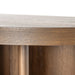 2.4m Pill Shape Dining Table - Caramel Oak - image 8