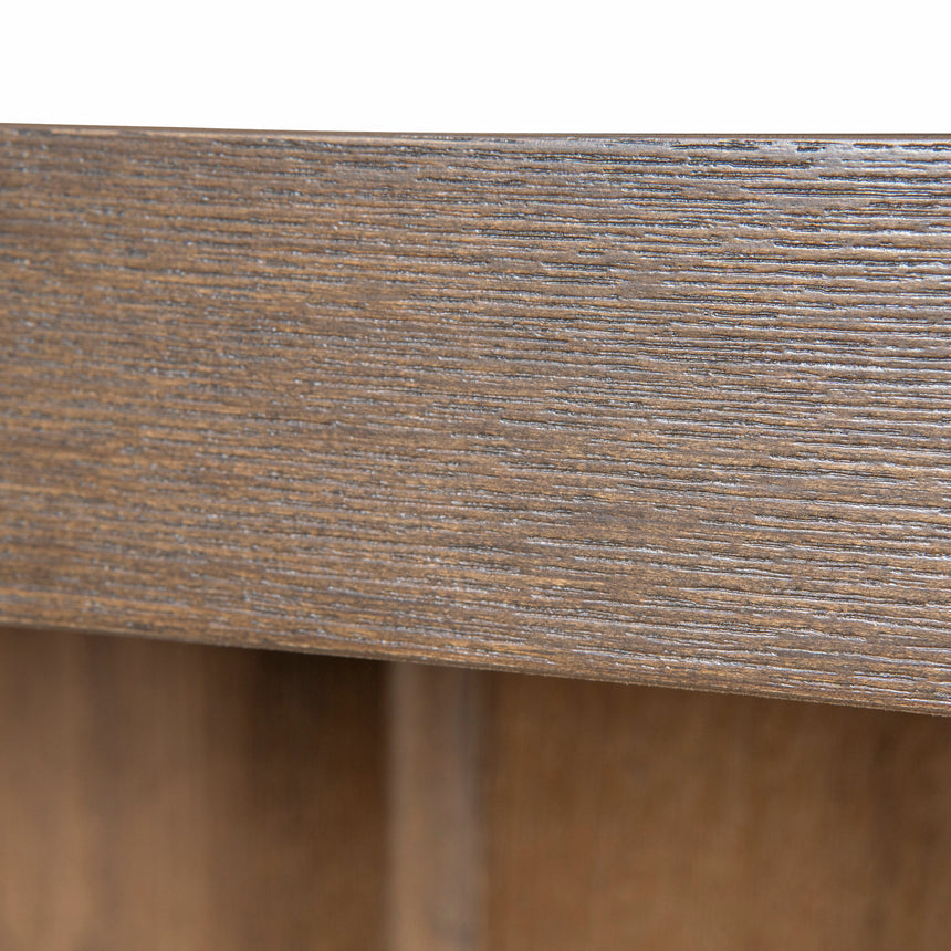 2.4m Pill Shape Dining Table - Caramel Oak