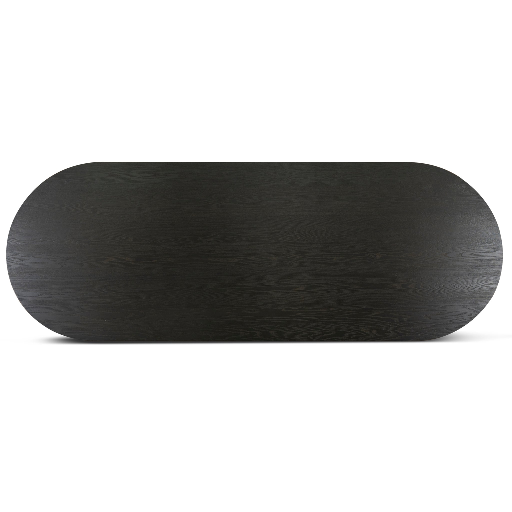 3m Pill Shape Dining Table - Textured Espresso Black - image 6