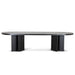 3m Pill Shape Dining Table - Textured Espresso Black - image 2