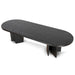 3m Pill Shape Dining Table - Textured Espresso Black - image 3