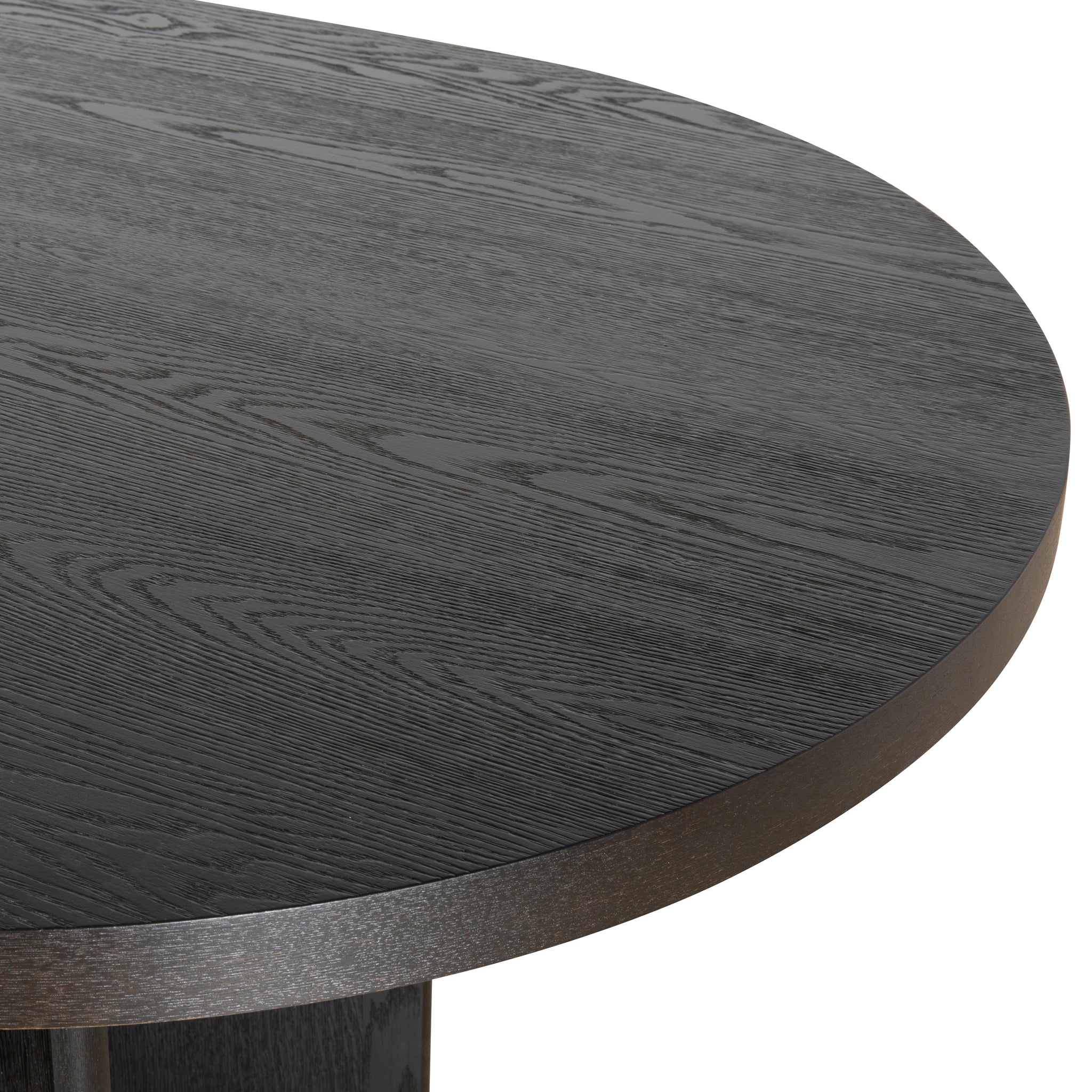 3m Pill Shape Dining Table - Textured Espresso Black - image 8