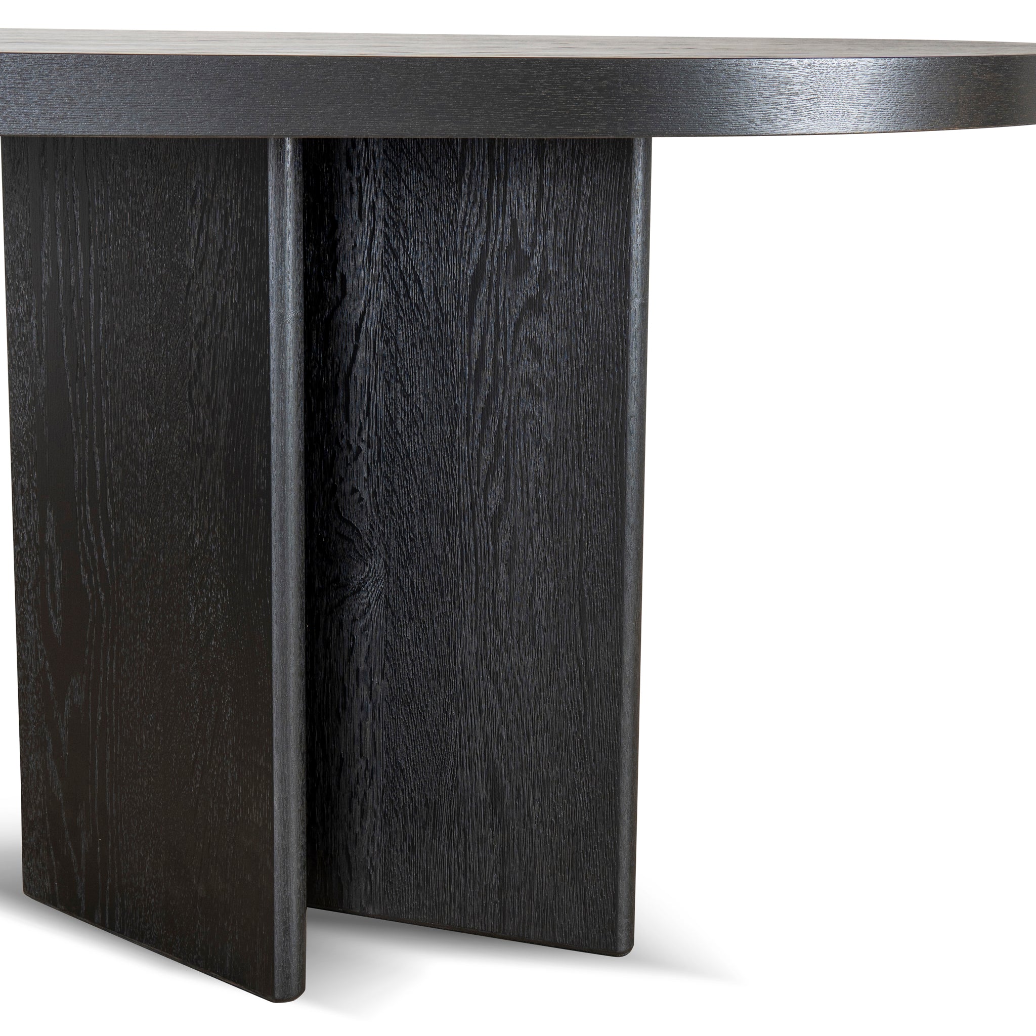 3m Pill Shape Dining Table - Textured Espresso Black - image 10