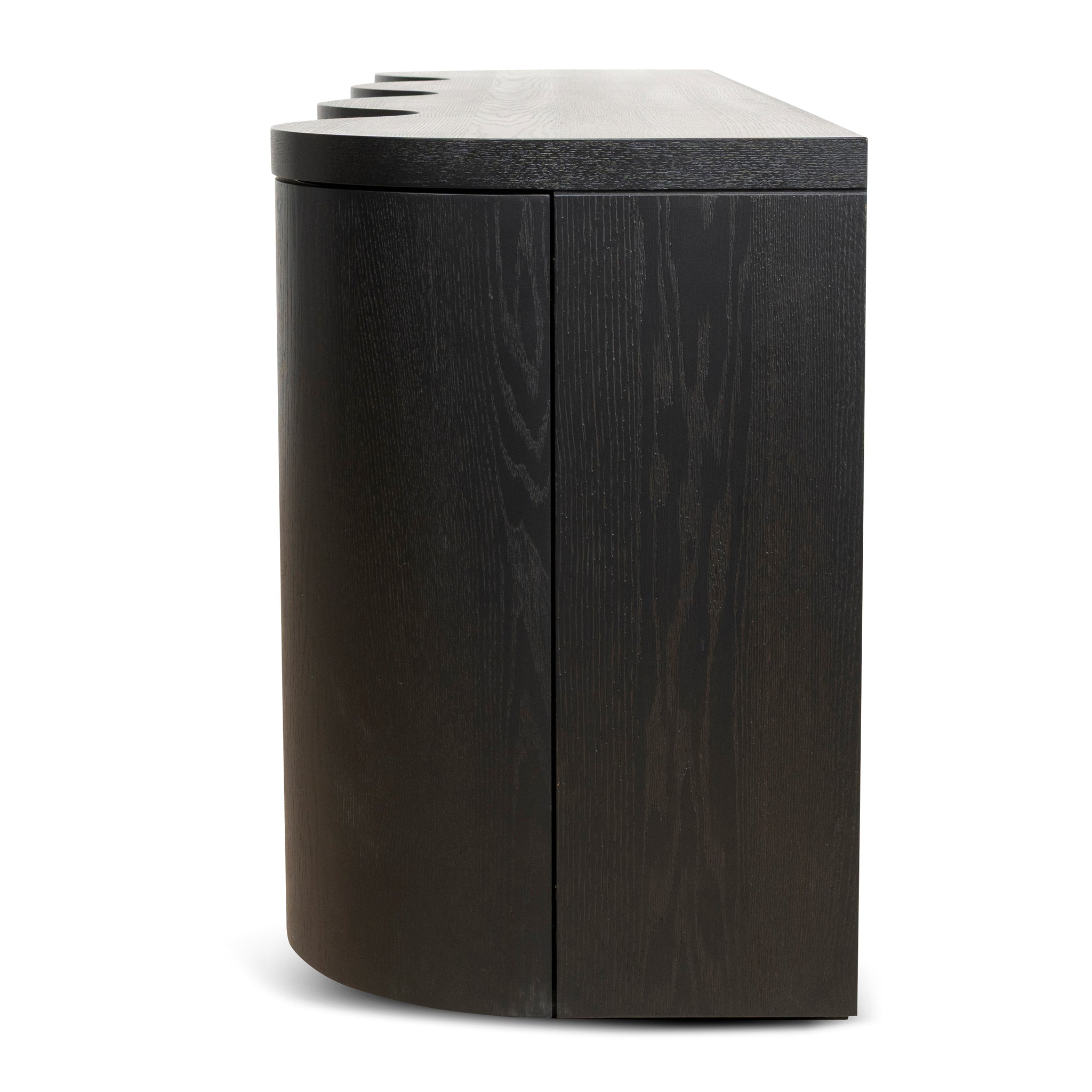 2.15m Buffet Unit - Textured Espresso Black