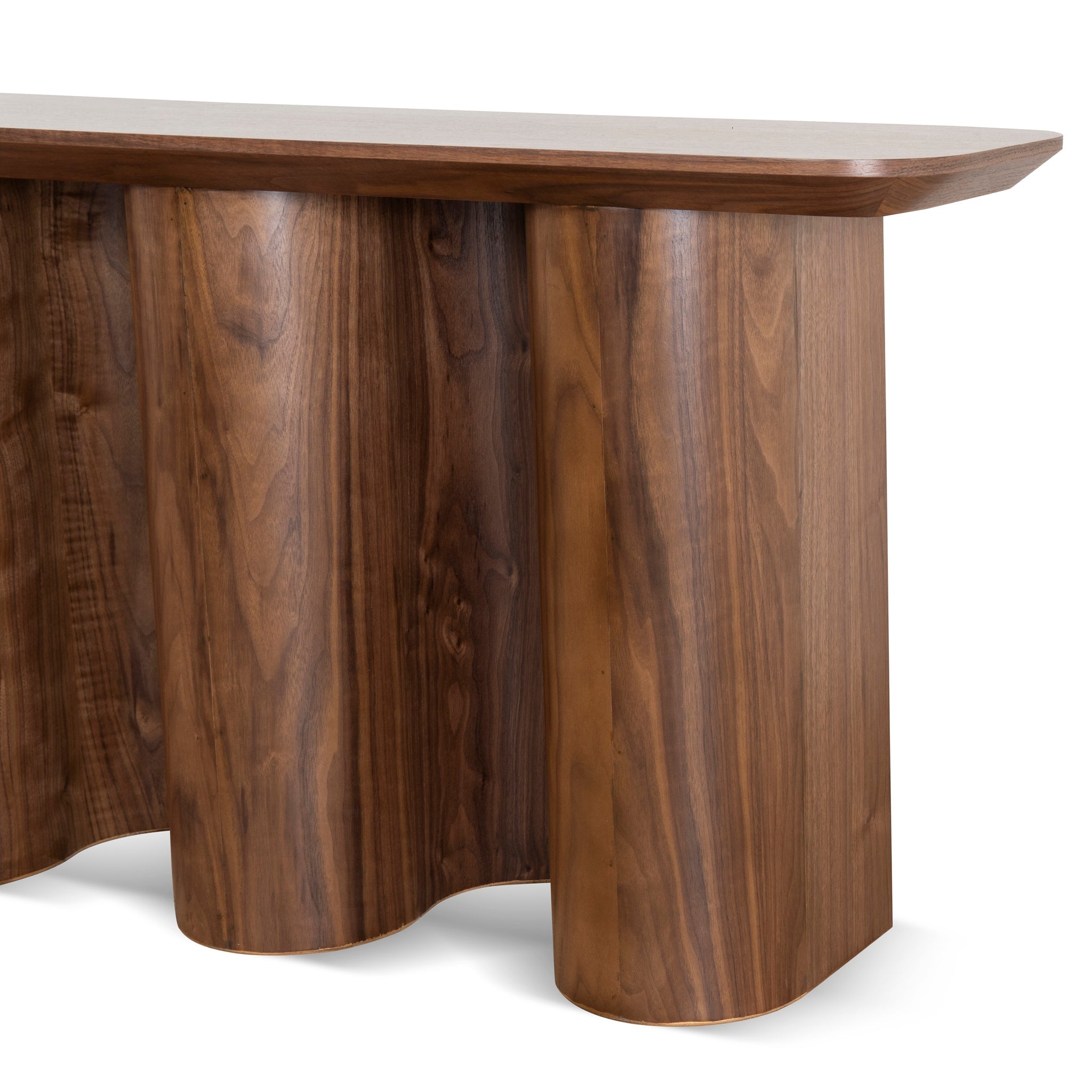 1.5m Console Table - Light Walnut