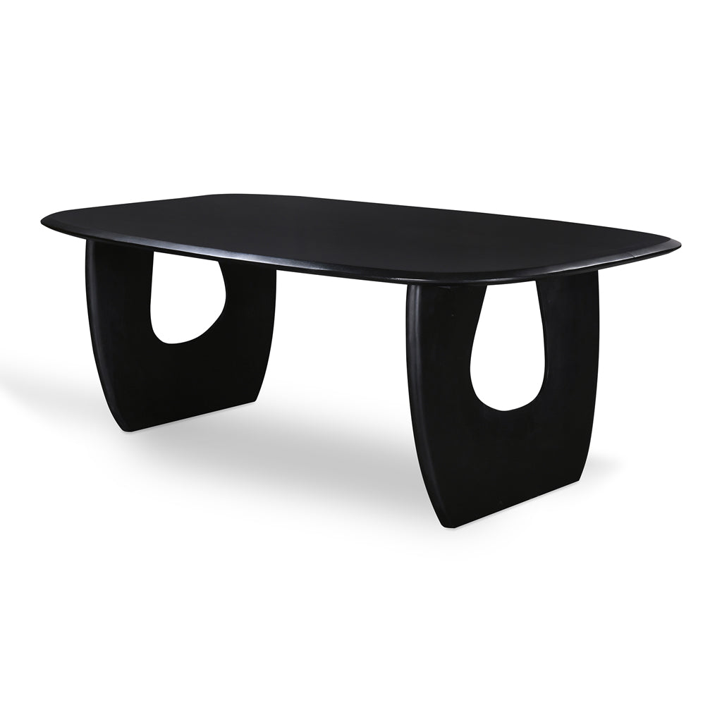 2.2m Dining Table - Full Black - image 3