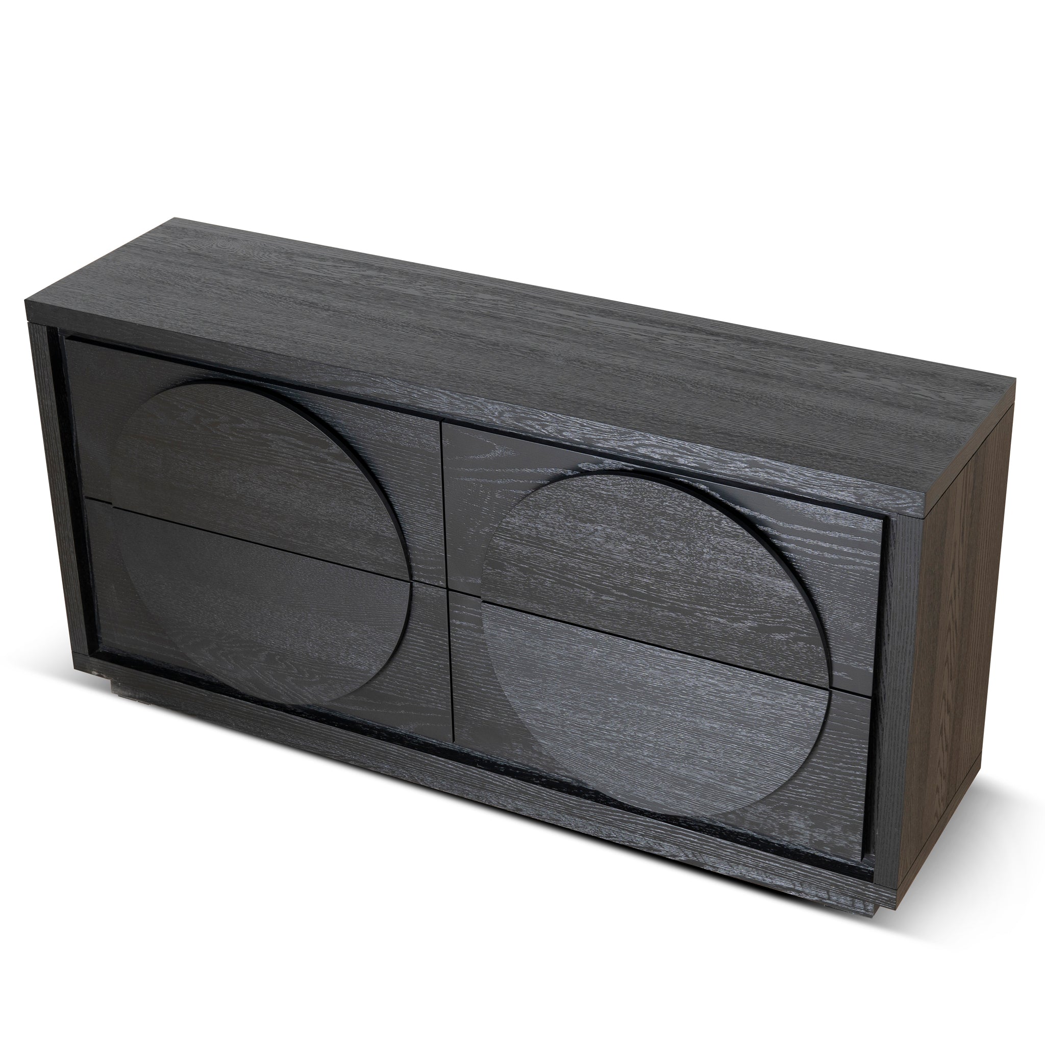 1.6m Dressing Unit - Textured Espresso Black - image 3