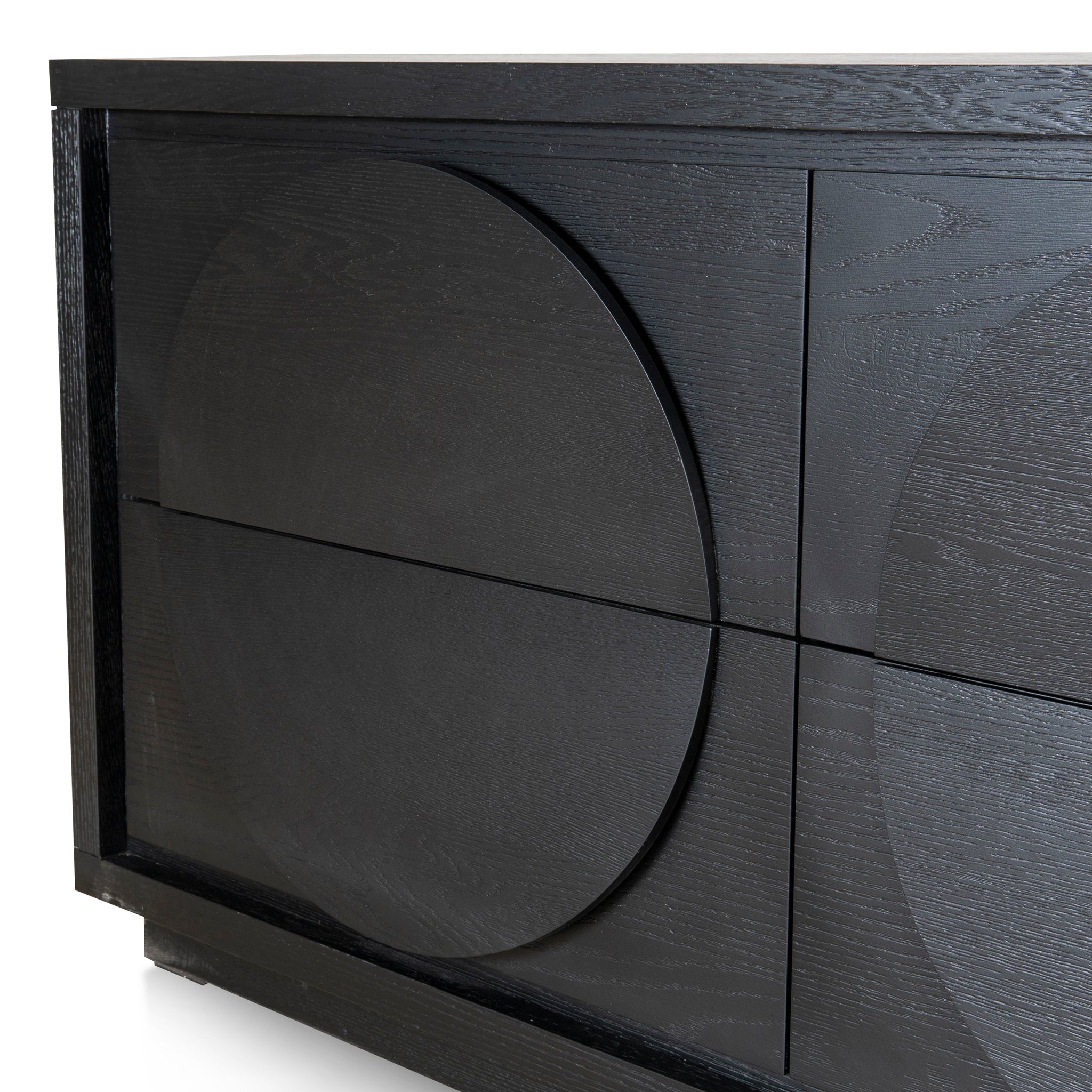 1.6m Dressing Unit - Textured Espresso Black - image 9