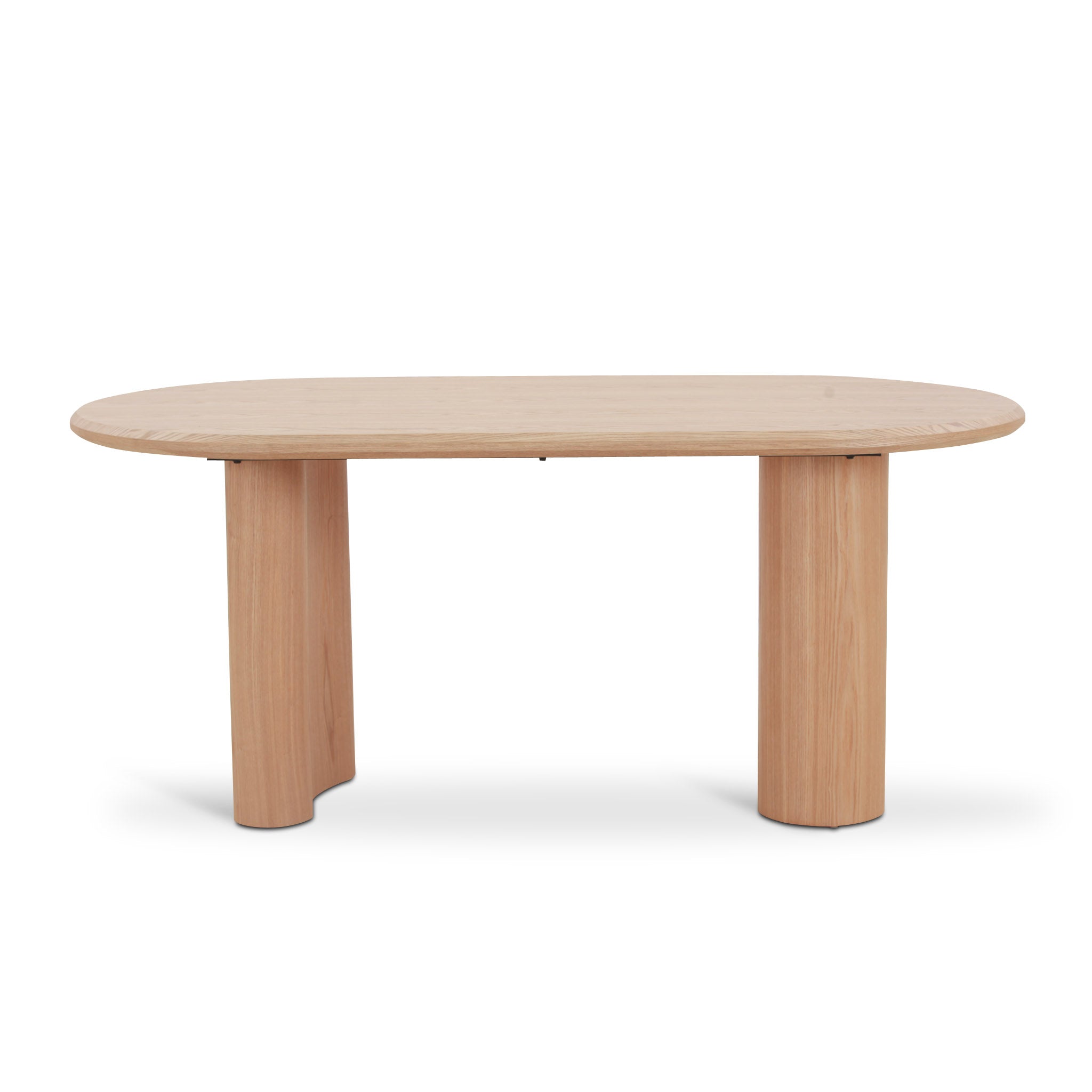 1.8m Oval Dining Table - Natural