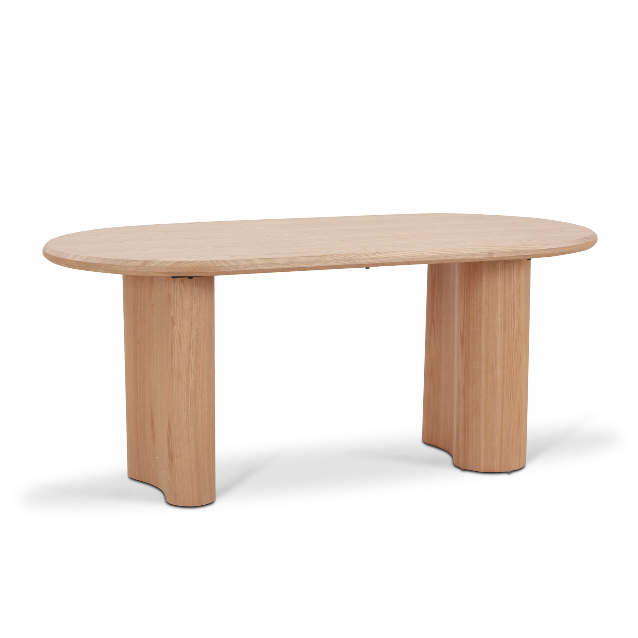 1.8m Oval Dining Table - Natural