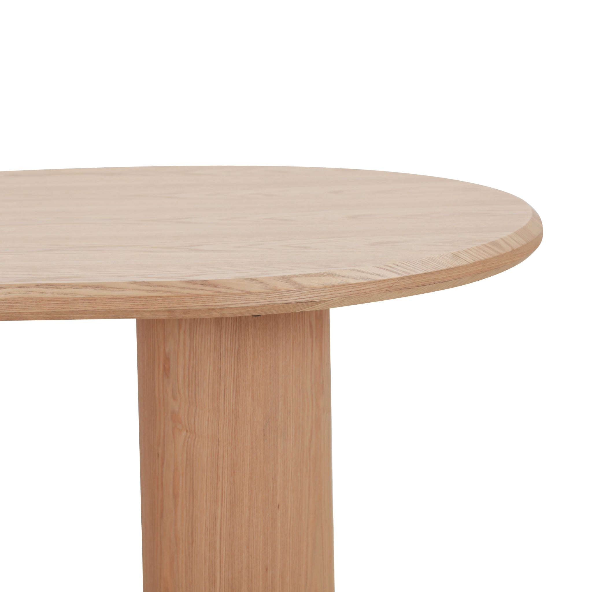 1.8m Oval Dining Table - Natural