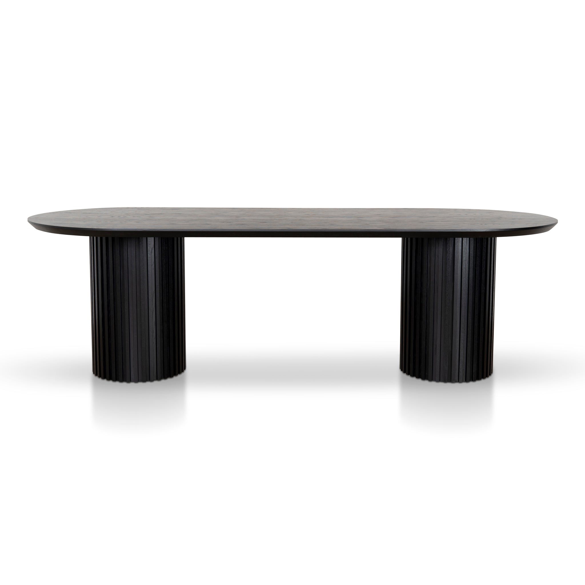 2.5m Wooden Dining Table - Black - image 3