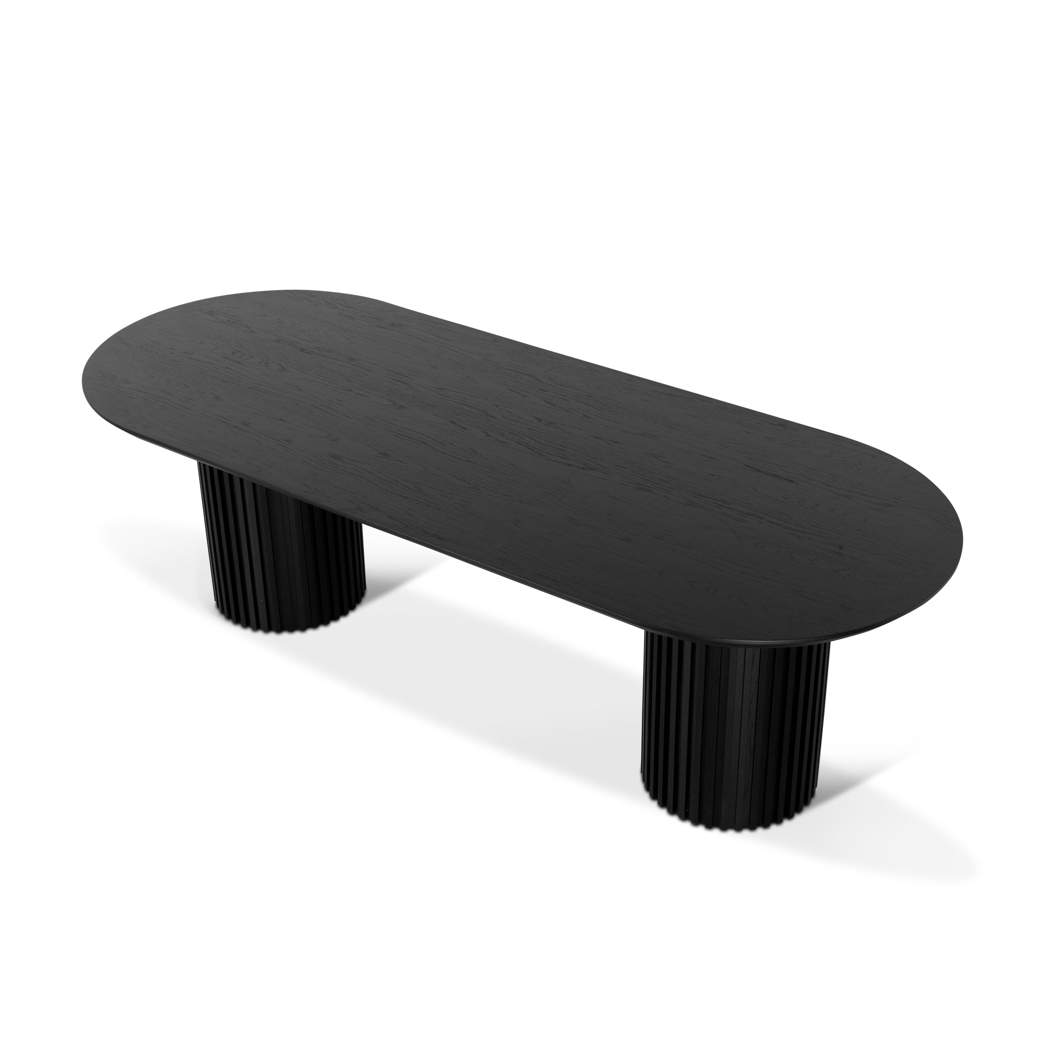 Marty 2.5m Wooden Dining Table - Black