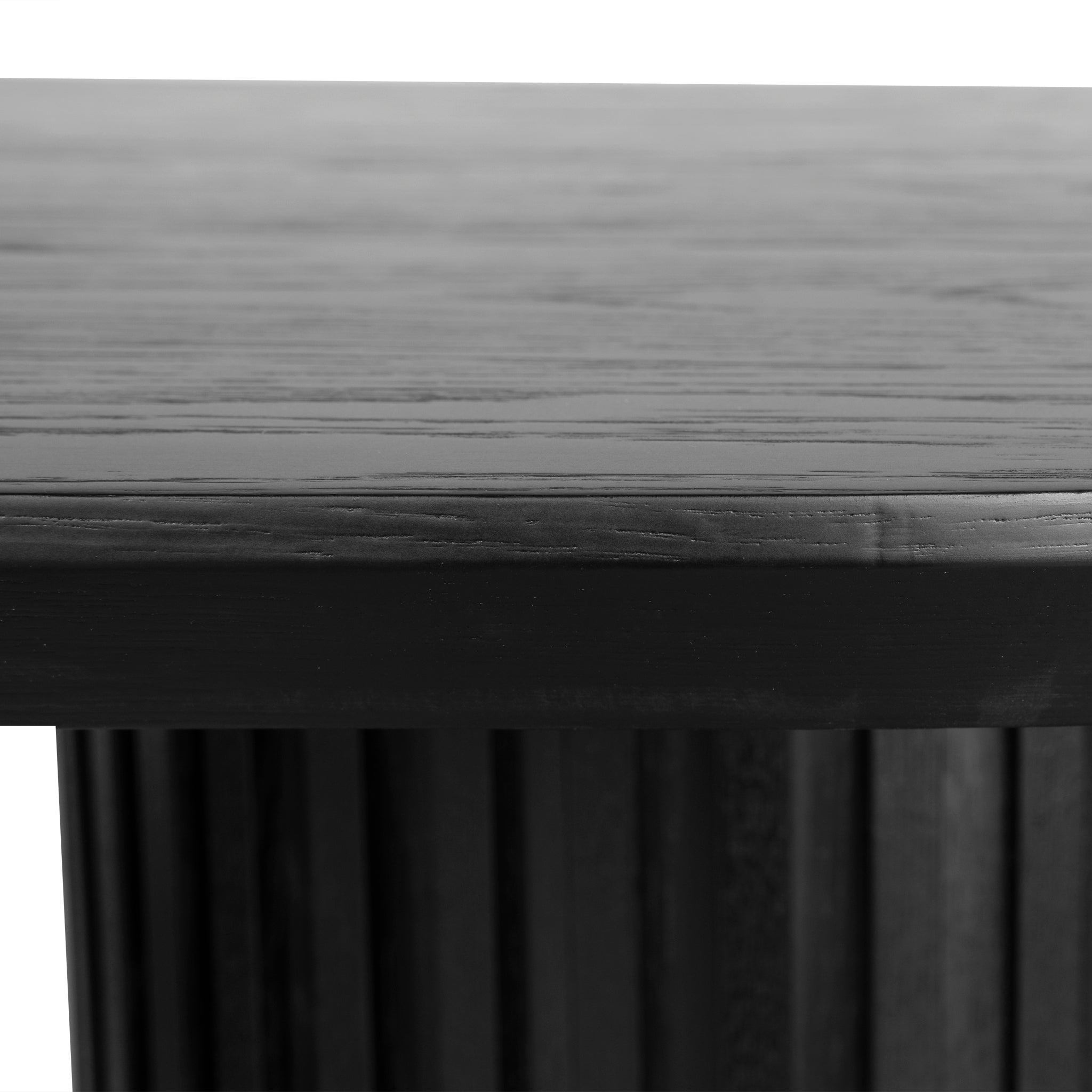 2.5m Wooden Dining Table - Black - image 8