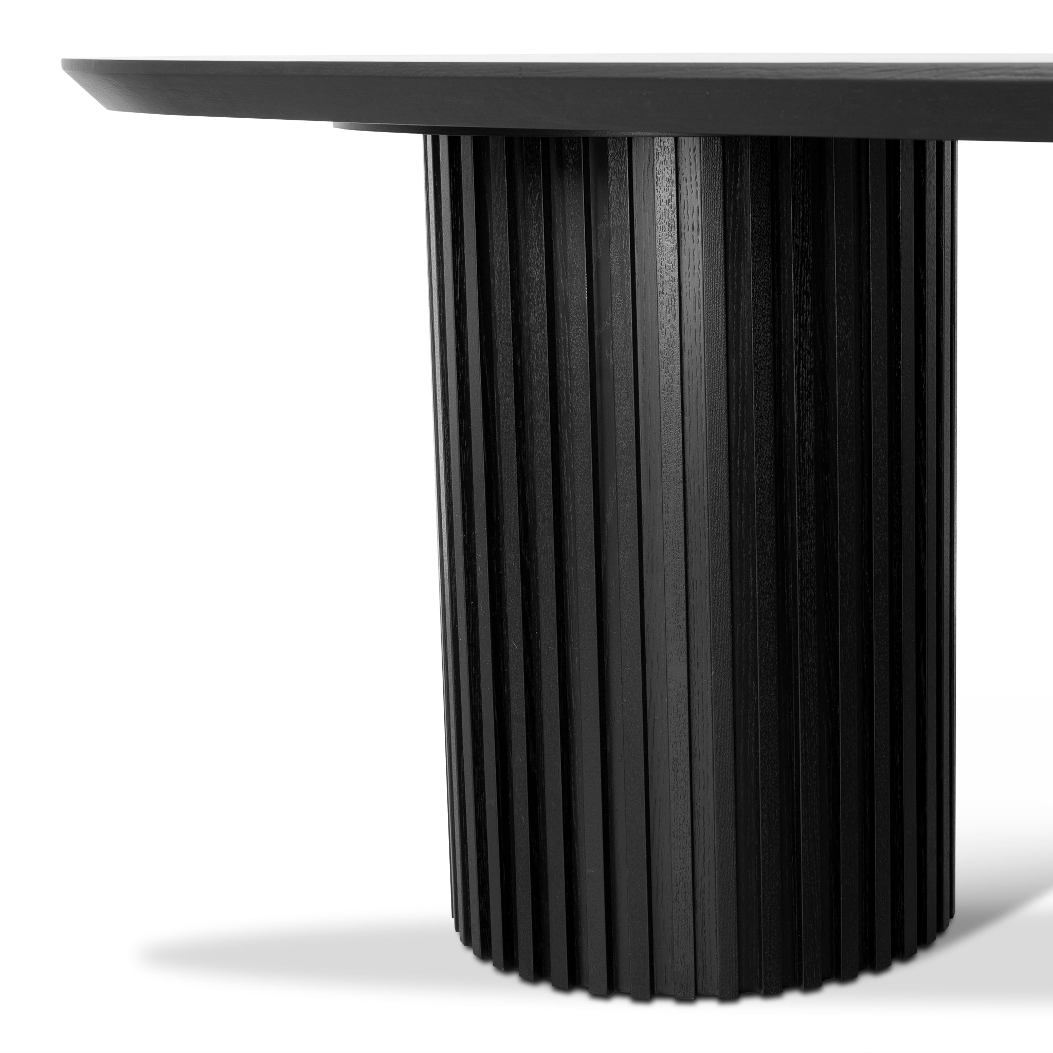 2.5m Wooden Dining Table - Black - image 9