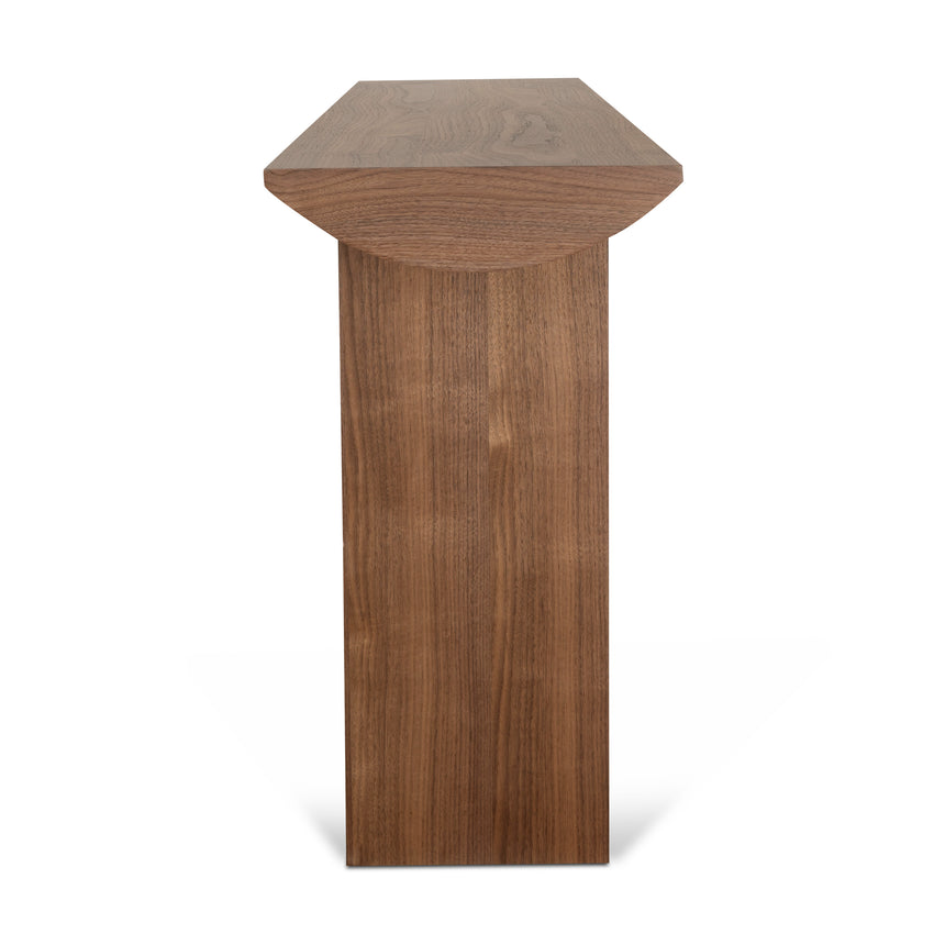 1.6m Console Table - Walnut Veneer